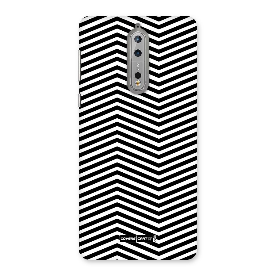 Classy Zig Zag Back Case for Nokia 8
