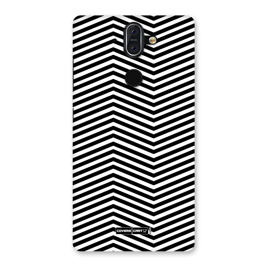 Classy Zig Zag Back Case for Nokia 8 Sirocco