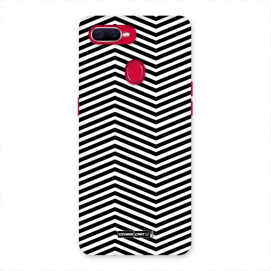 Classy Zig Zag Back Case for Oppo F9 Pro