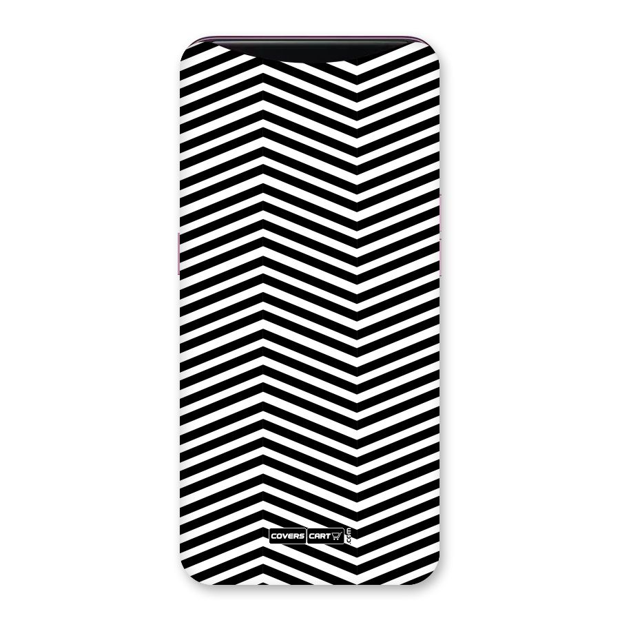 Classy Zig Zag Back Case for Oppo Find X