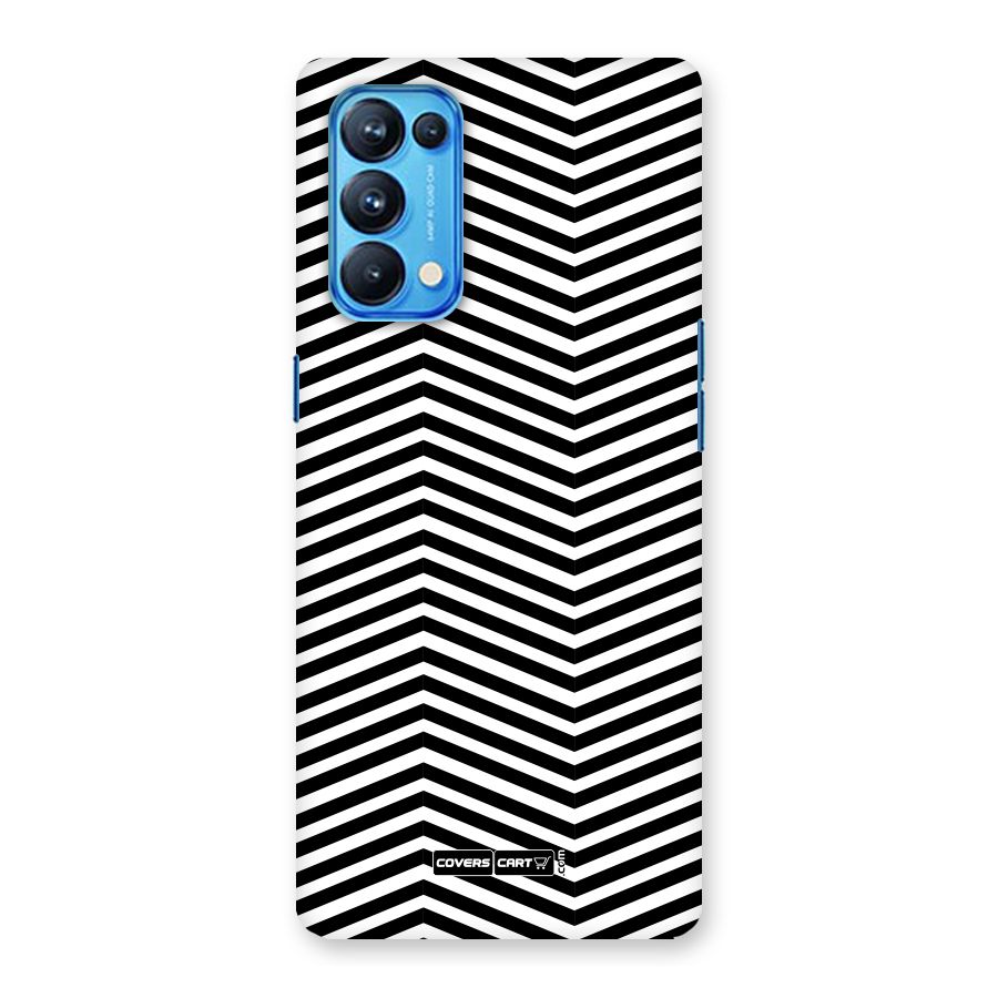 Classy Zig Zag Back Case for Oppo Reno5 Pro 5G