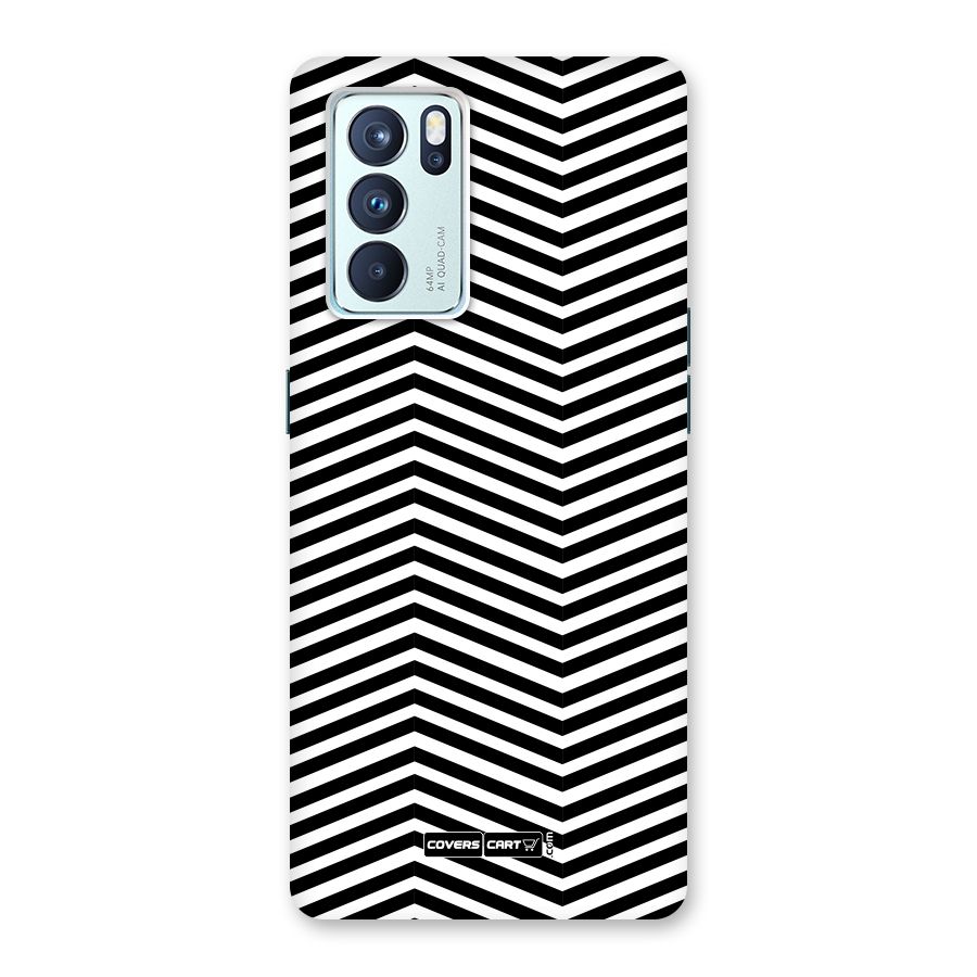 Classy Zig Zag Back Case for Oppo Reno6 Pro 5G
