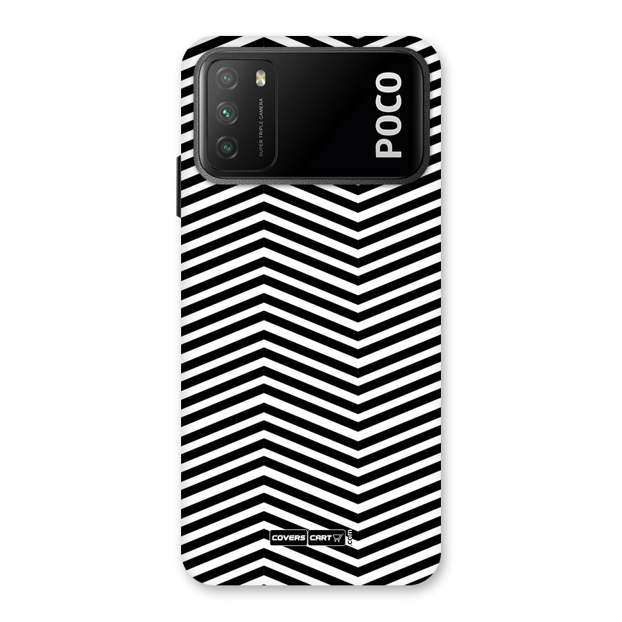 Classy Zig Zag Back Case for Poco M3