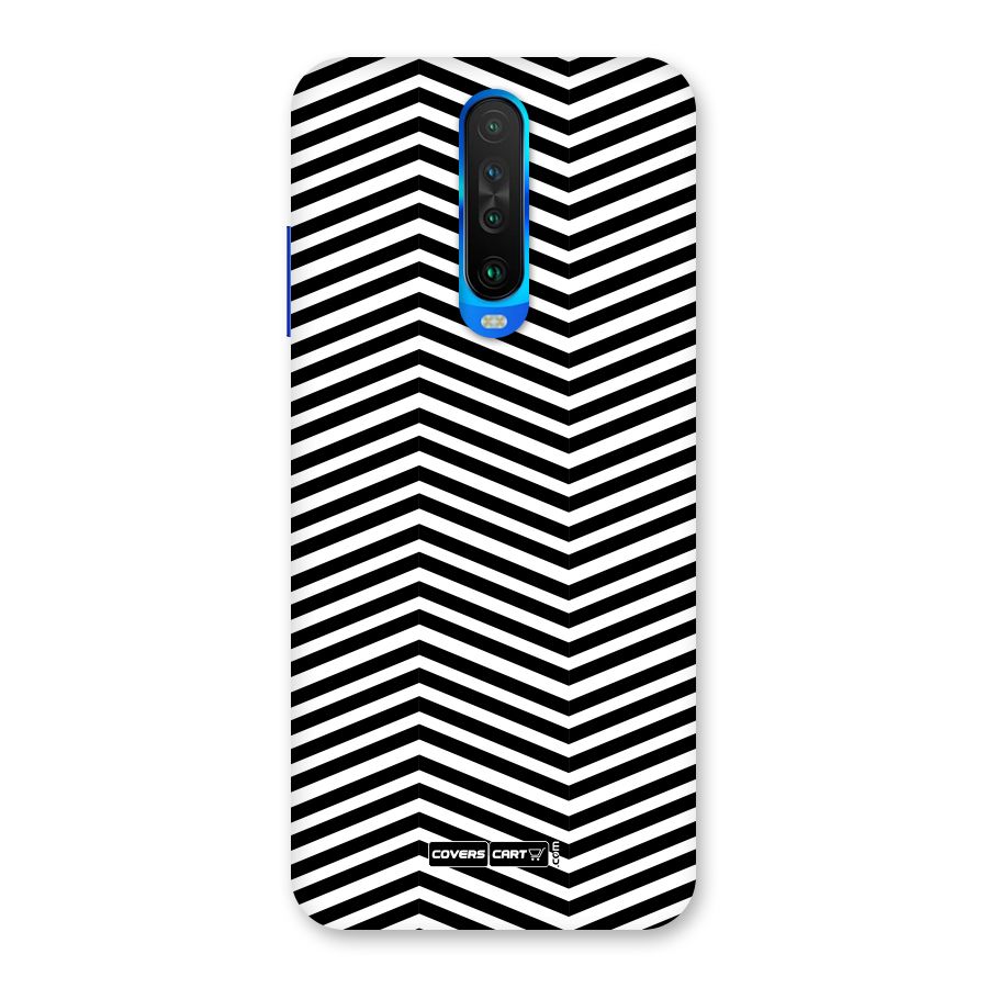Classy Zig Zag Back Case for Poco X2
