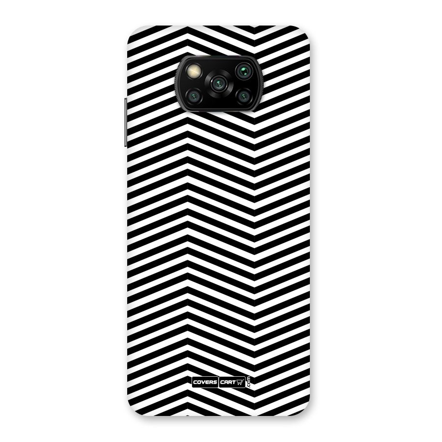 Classy Zig Zag Back Case for Poco X3