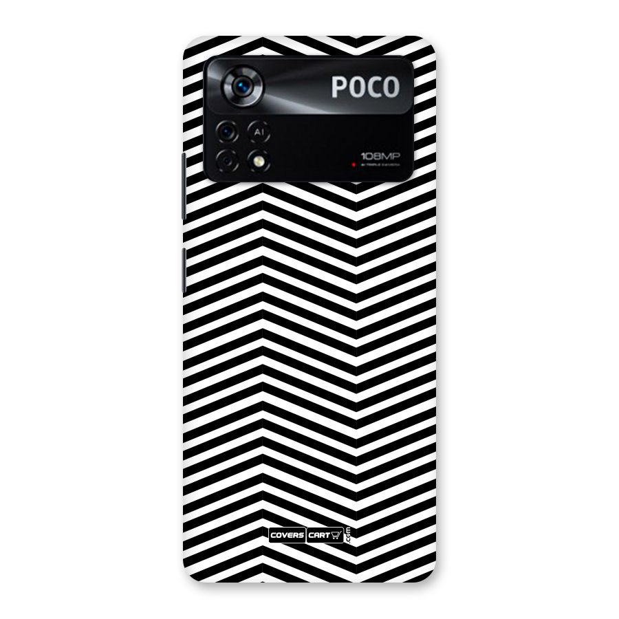 Classy Zig Zag Back Case for Poco X4 Pro 5G
