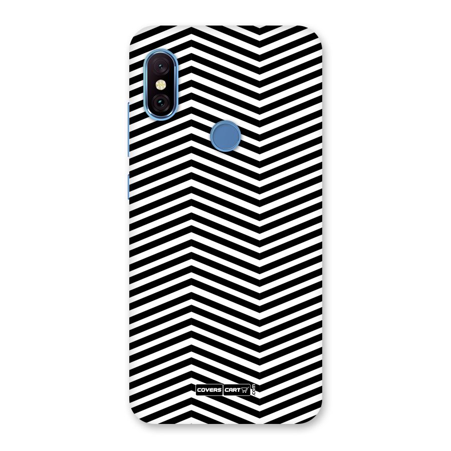 Classy Zig Zag Back Case for Redmi Note 6 Pro
