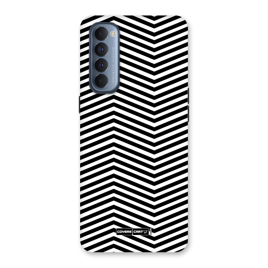 Classy Zig Zag Back Case for Reno4 Pro
