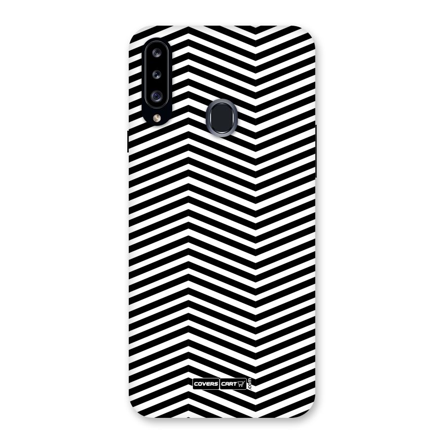 Classy Zig Zag Back Case for Samsung Galaxy A20s