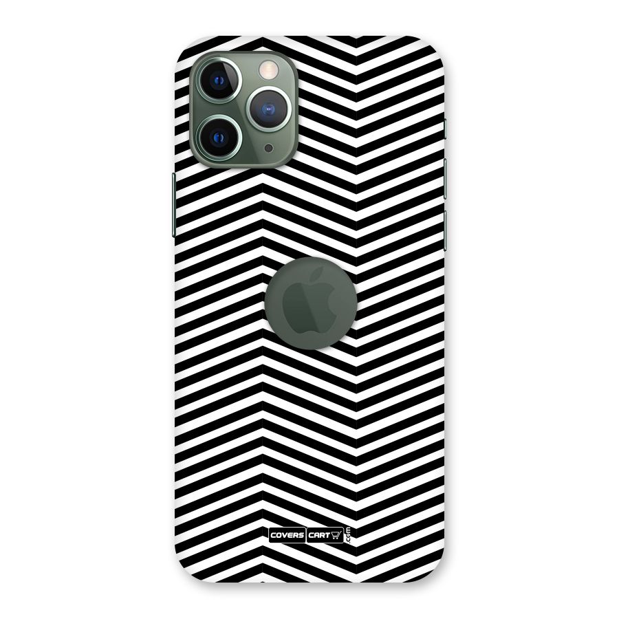 Classy Zig Zag Back Case for iPhone 11 Pro Logo  Cut