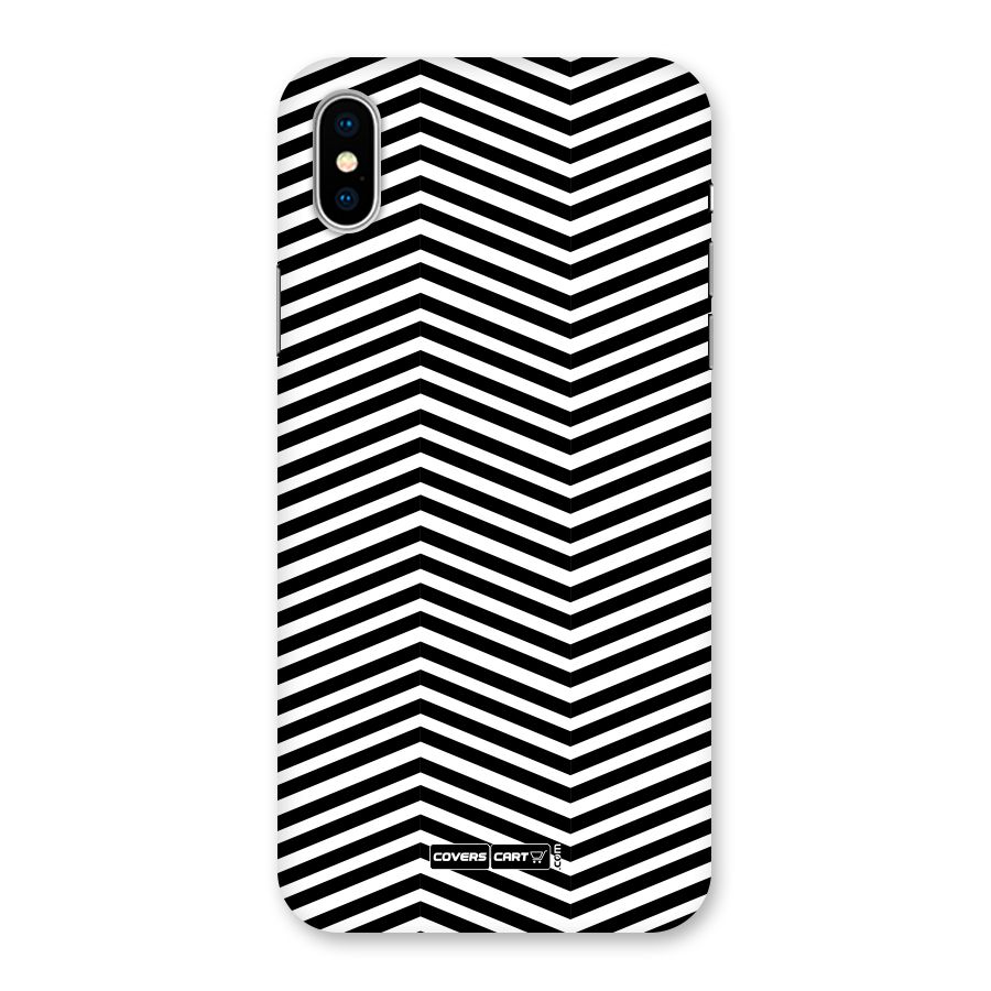 Classy Zig Zag Back Case for iPhone XS