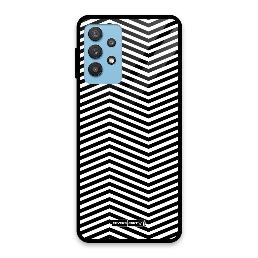 Classy Zig Zag Glass Back Case for Galaxy M32 5G