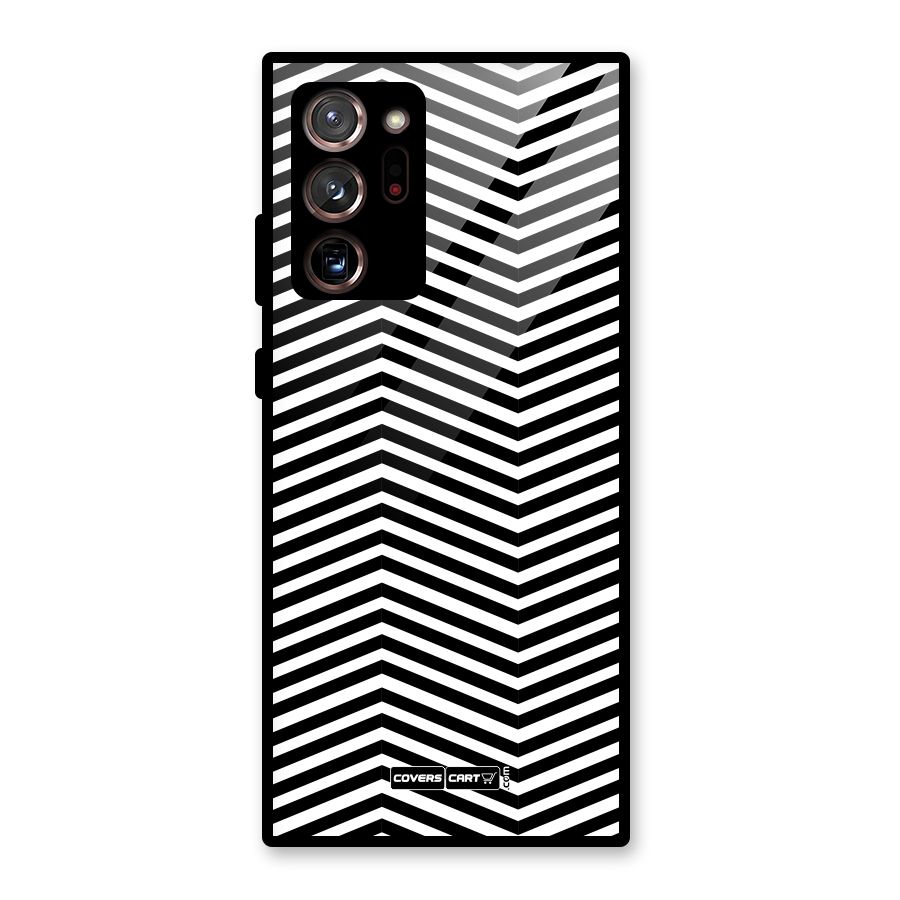 Classy Zig Zag Glass Back Case for Galaxy Note 20 Ultra