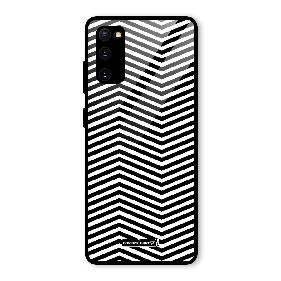 Classy Zig Zag Glass Back Case for Galaxy S20 FE 5G