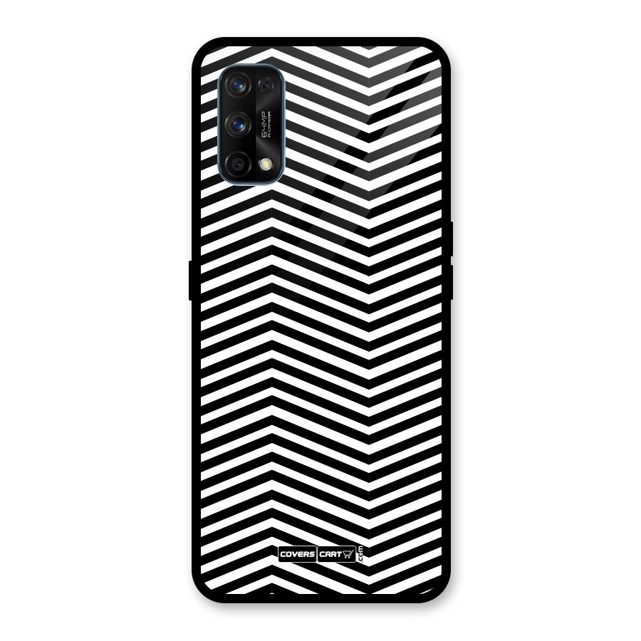 Classy Zig Zag Glass Back Case for Realme 7 Pro
