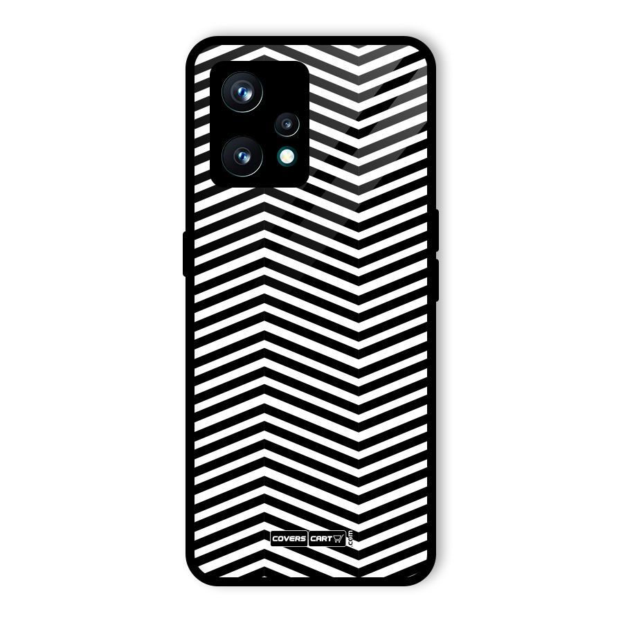 Classy Zig Zag Glass Back Case for Realme 9 Pro Plus 5G