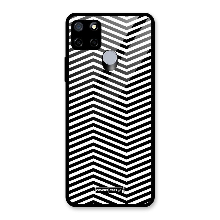 Classy Zig Zag Glass Back Case for Realme C12