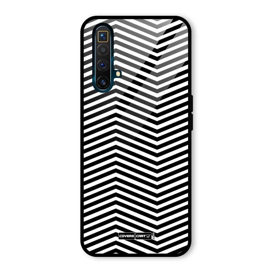 Classy Zig Zag Glass Back Case for Realme X3 SuperZoom