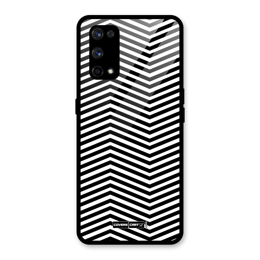 Classy Zig Zag Glass Back Case for Realme X7 Pro