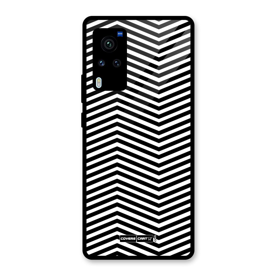 Classy Zig Zag Glass Back Case for Vivo X60 Pro