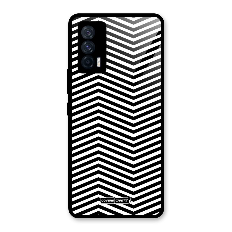 Classy Zig Zag Glass Back Case for Vivo iQOO 7 5G