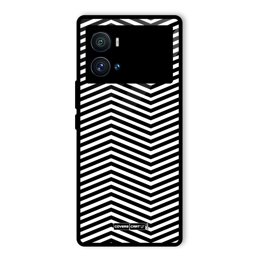 Classy Zig Zag Glass Back Case for Vivo iQOO 9 Pro