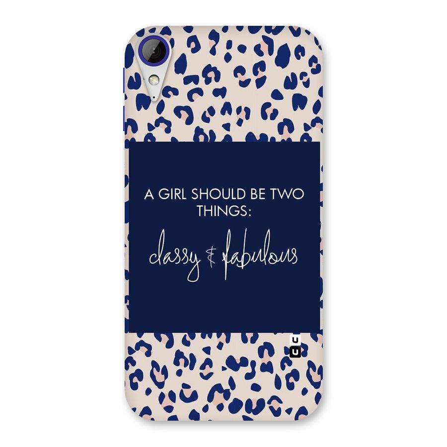 Classy and Fabulous Back Case for Desire 830