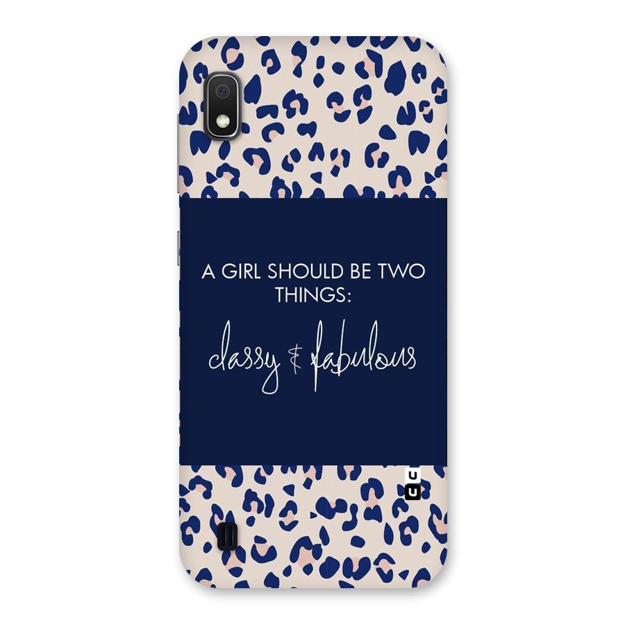 Classy and Fabulous Back Case for Galaxy A10