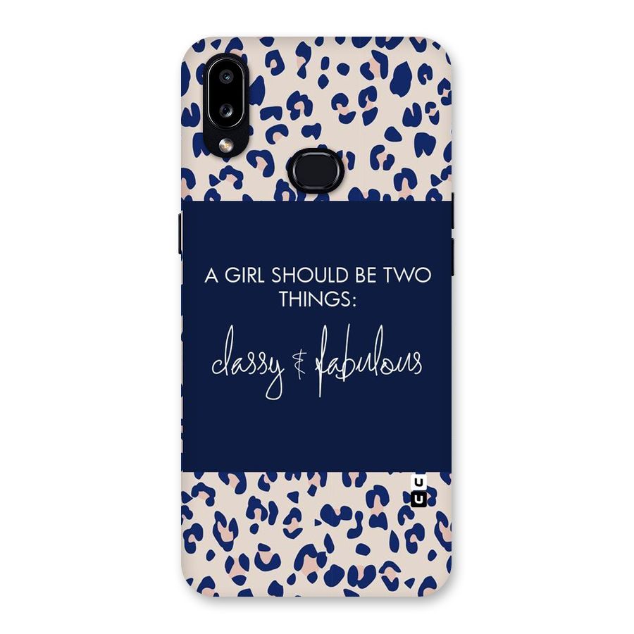 Classy and Fabulous Back Case for Galaxy A10s