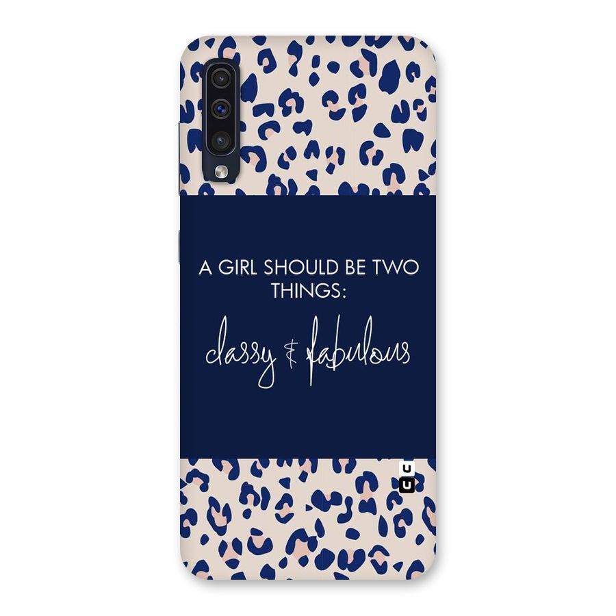 Classy and Fabulous Back Case for Galaxy A50s