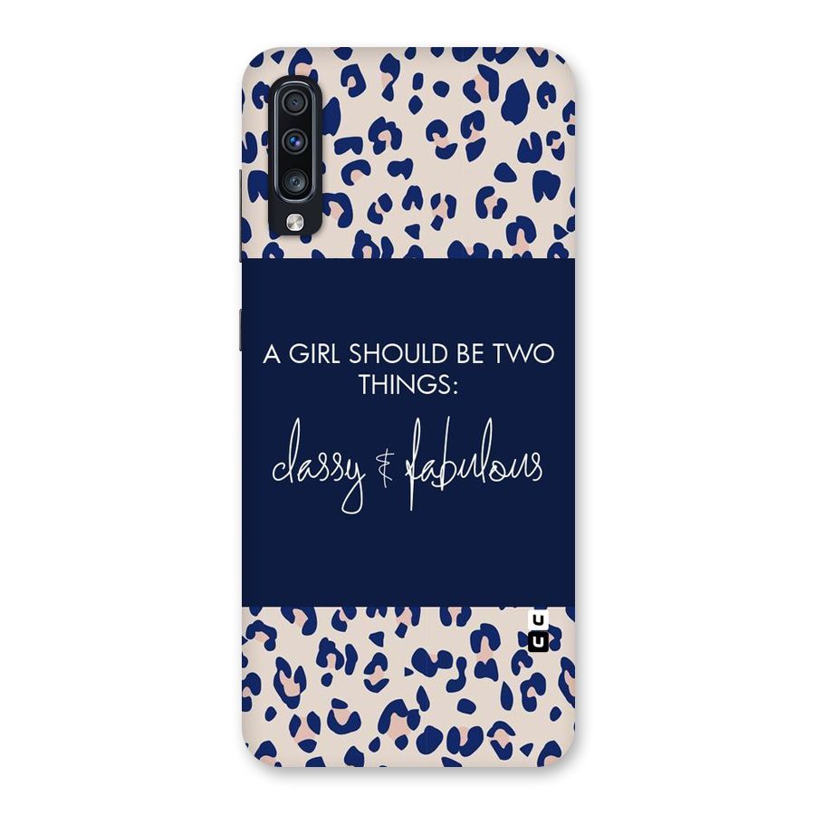 Classy and Fabulous Back Case for Galaxy A70