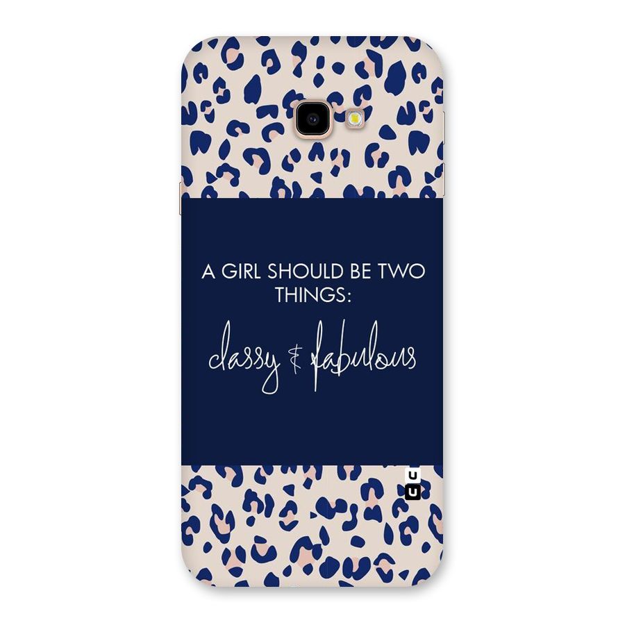 Classy and Fabulous Back Case for Galaxy J4 Plus