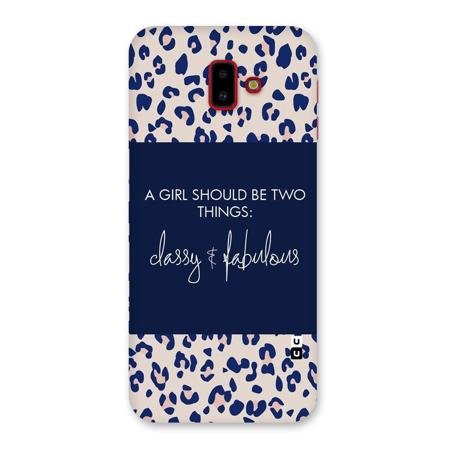 Classy and Fabulous Back Case for Galaxy J6 Plus