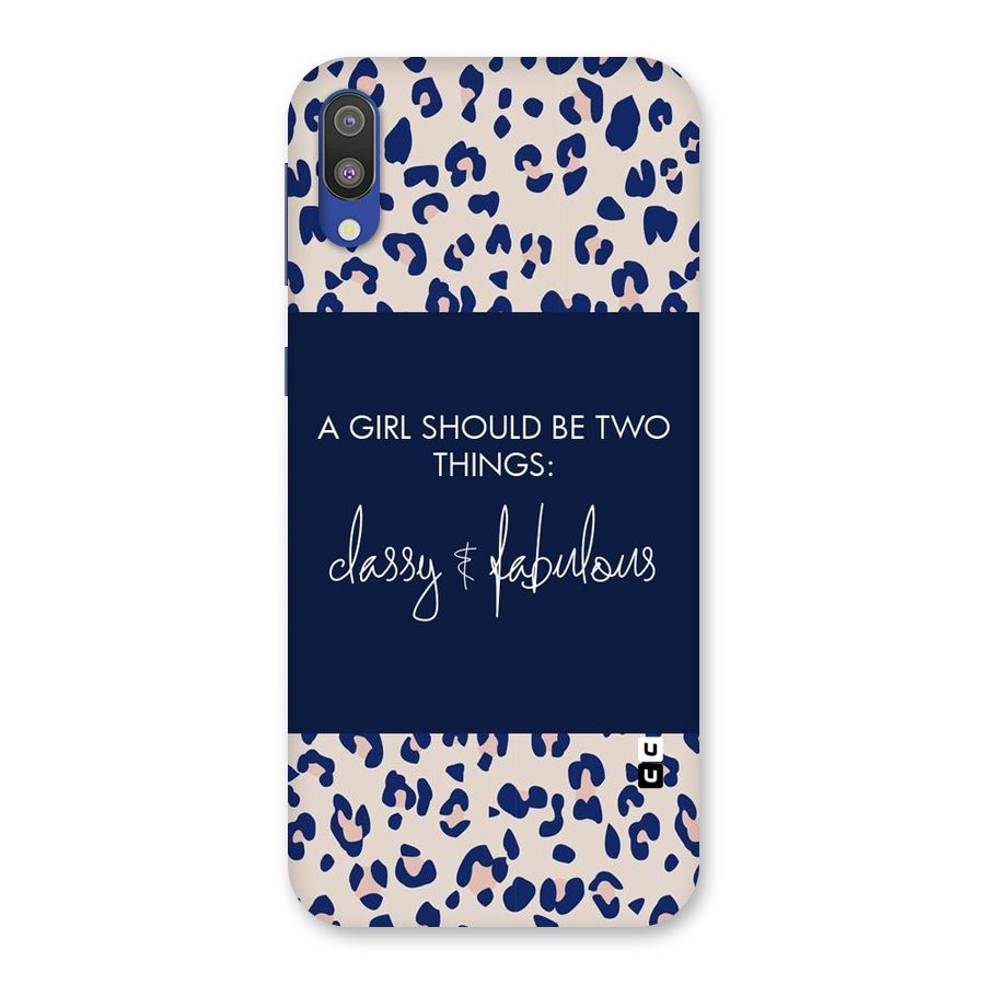 Classy and Fabulous Back Case for Galaxy M10