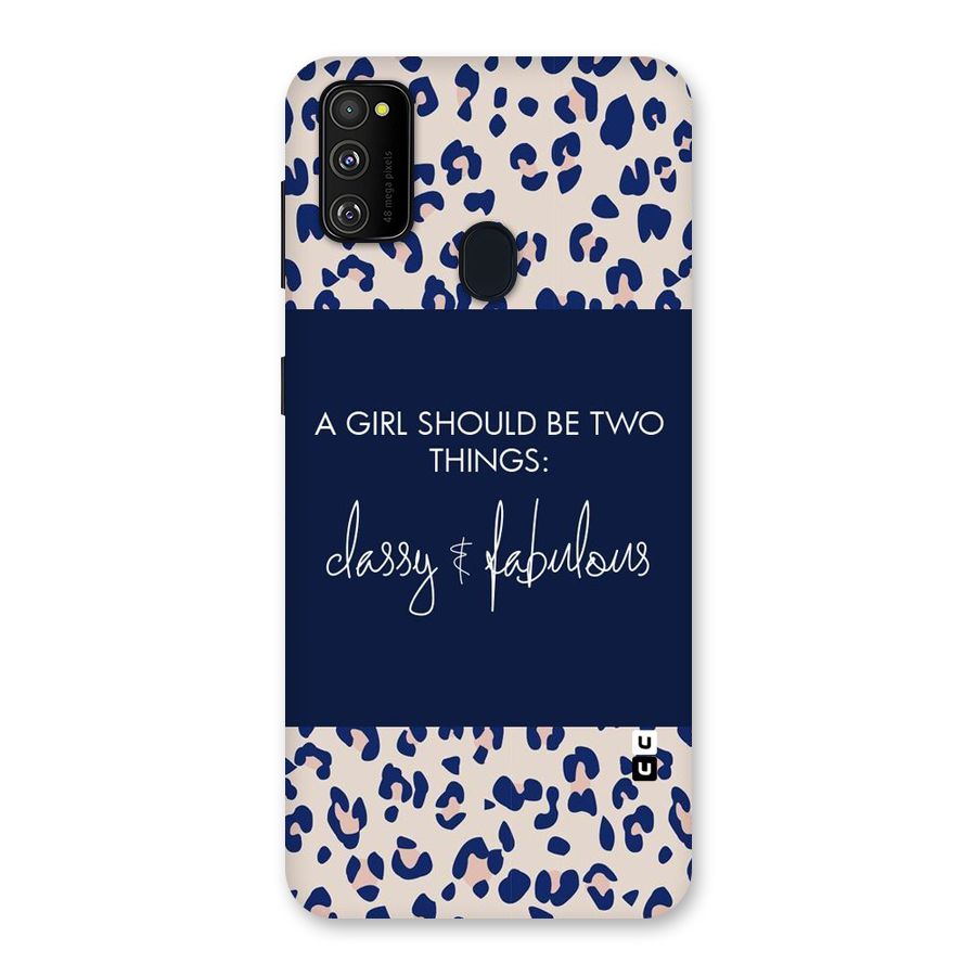 Classy and Fabulous Back Case for Galaxy M30s