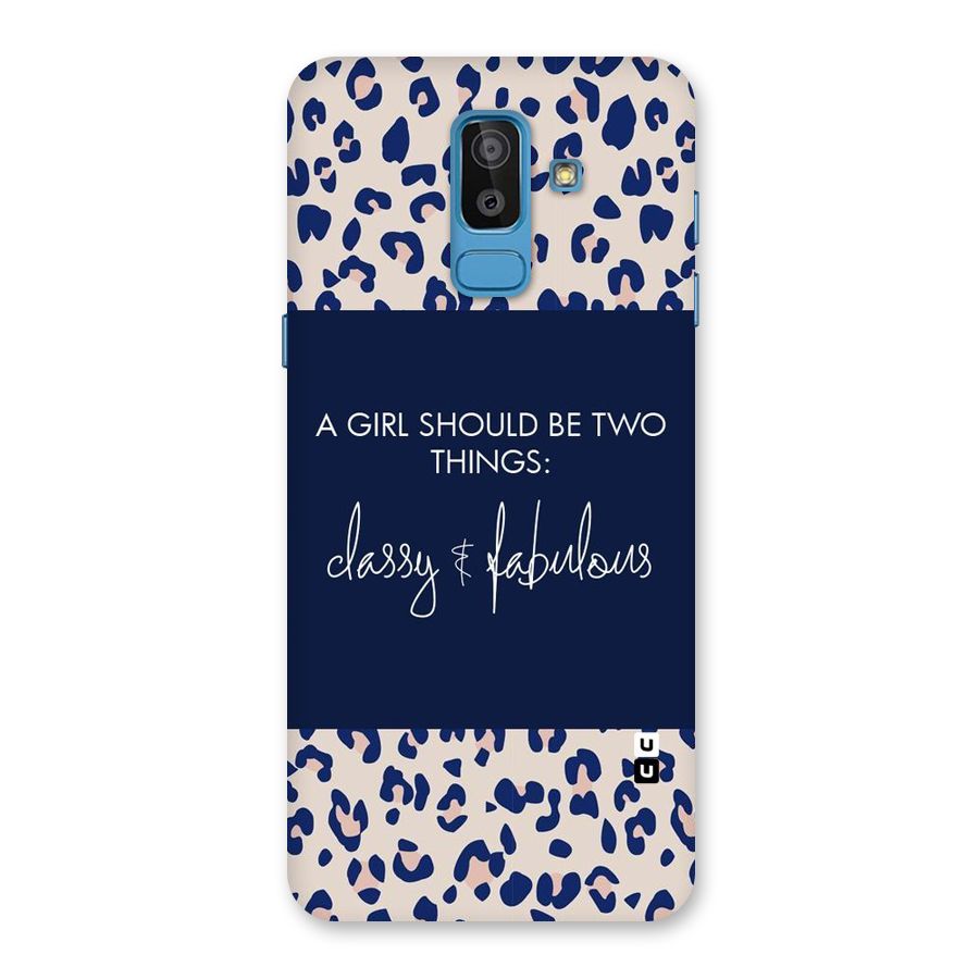 Classy and Fabulous Back Case for Galaxy On8 (2018)