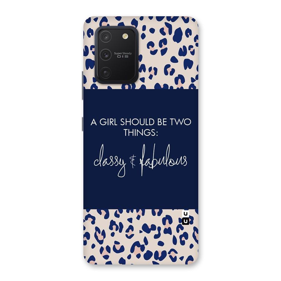 Classy and Fabulous Back Case for Galaxy S10 Lite
