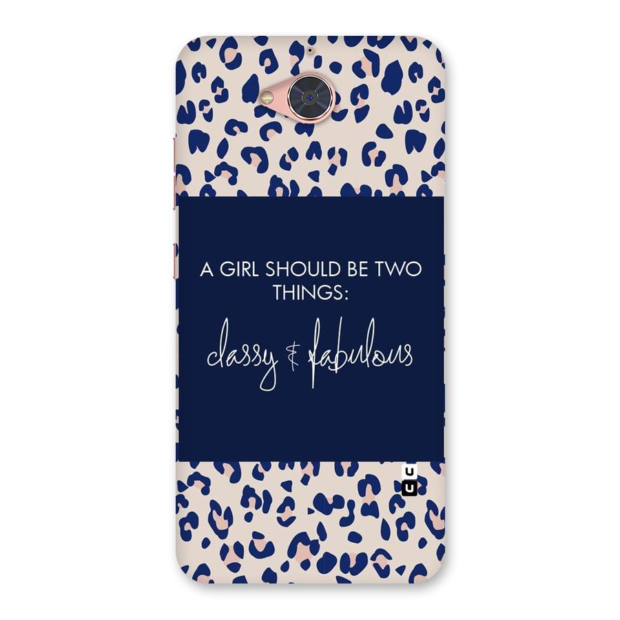 Classy and Fabulous Back Case for Gionee S6 Pro
