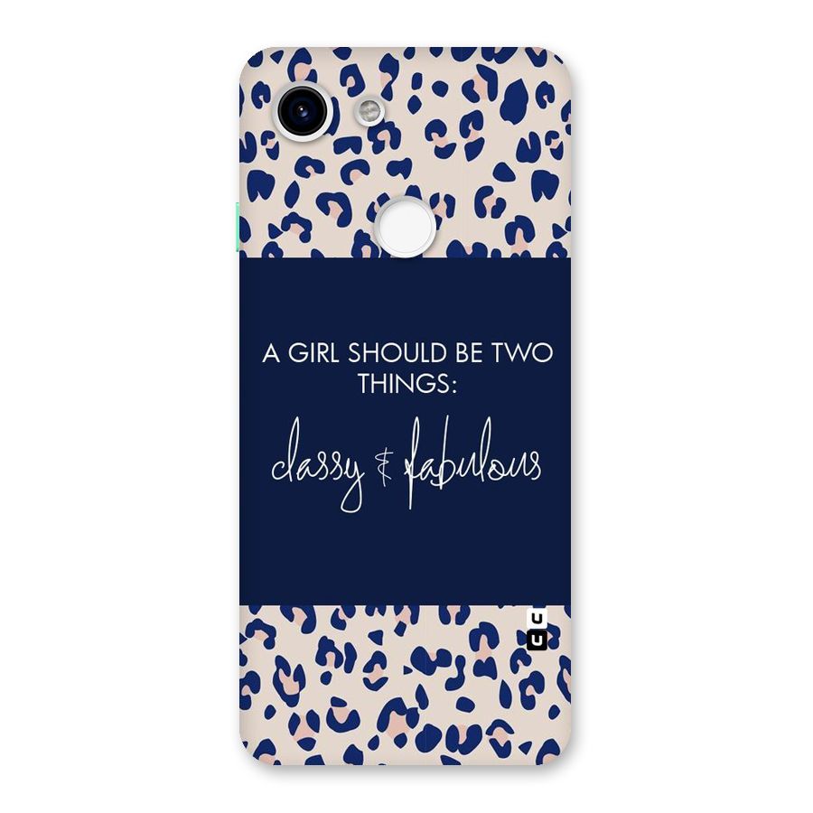 Classy and Fabulous Back Case for Google Pixel 3