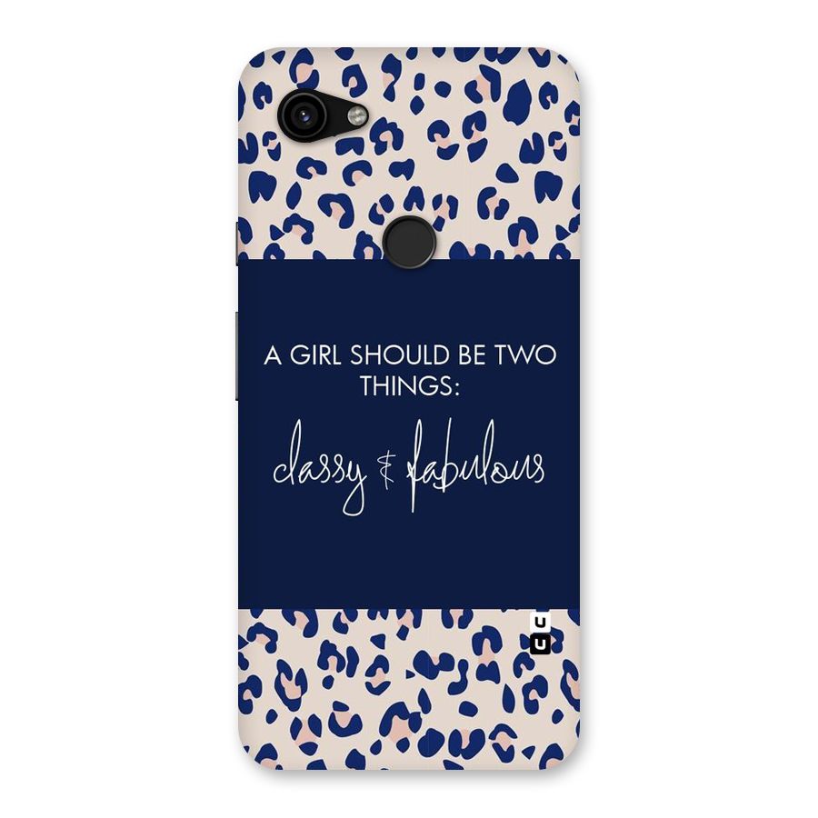 Classy and Fabulous Back Case for Google Pixel 3a XL