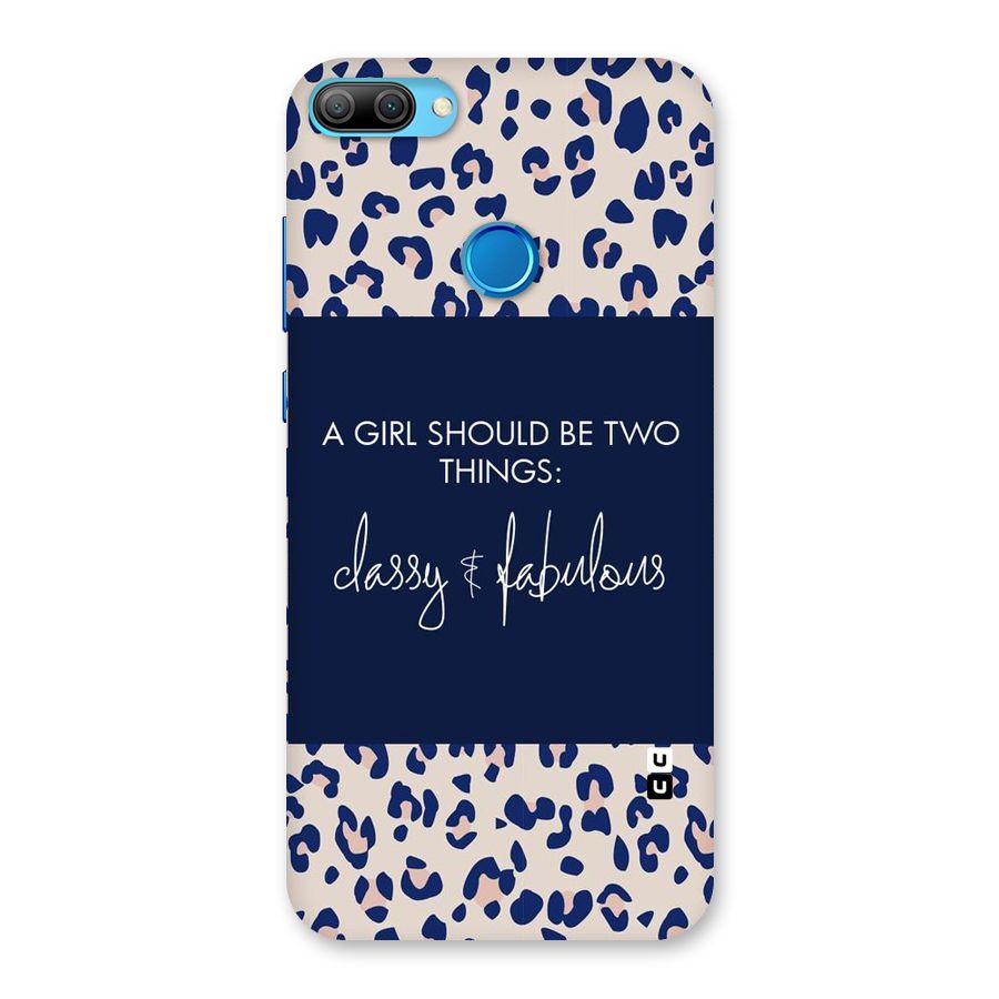 Classy and Fabulous Back Case for Honor 9N