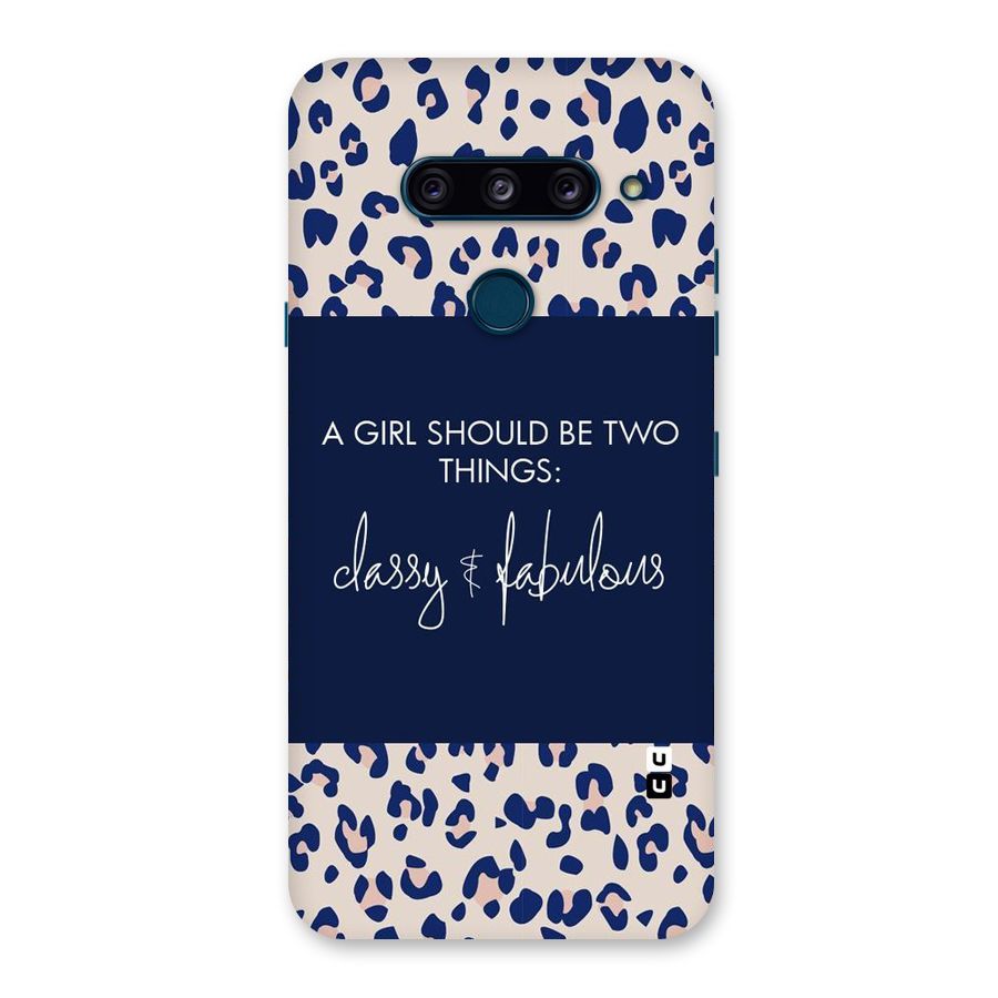Classy and Fabulous Back Case for LG  V40 ThinQ