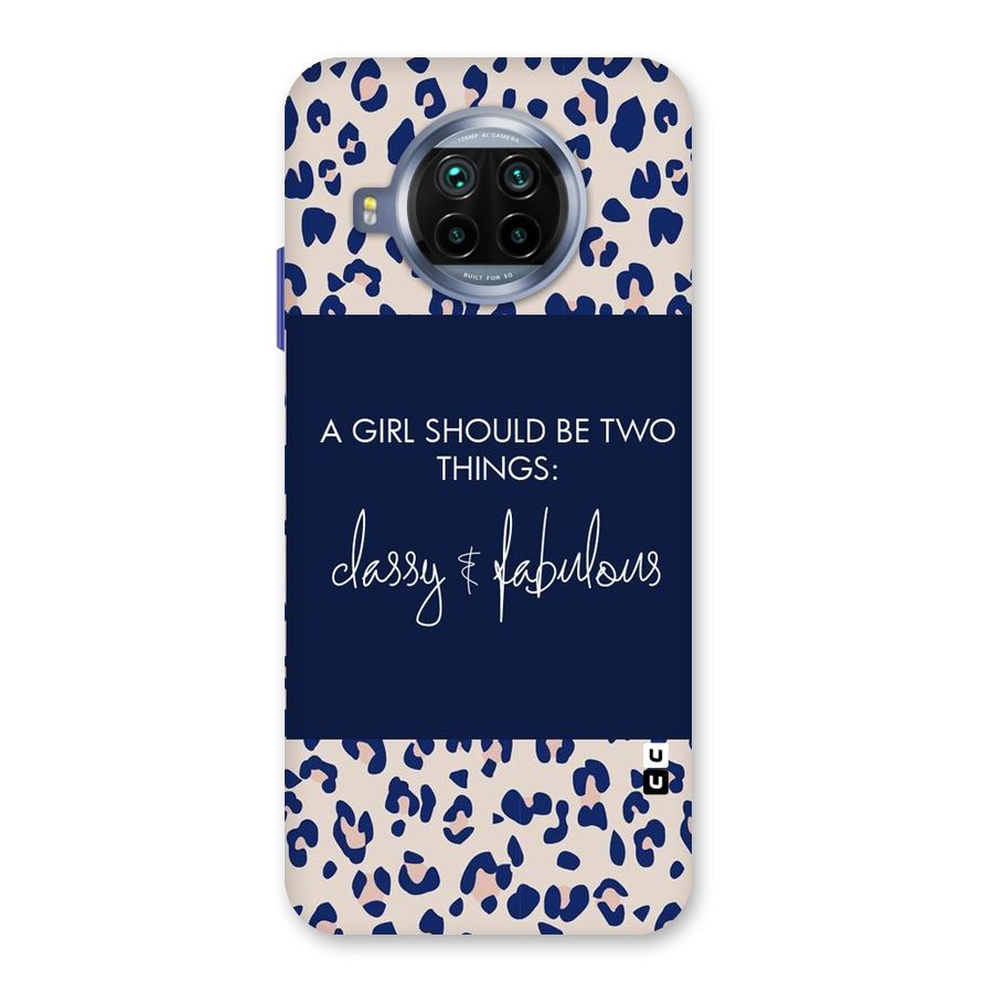 Classy and Fabulous Back Case for Mi 10i