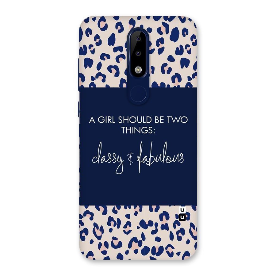 Classy and Fabulous Back Case for Nokia 5.1 Plus