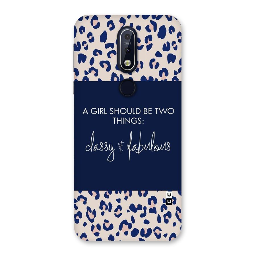 Classy and Fabulous Back Case for Nokia 7.1