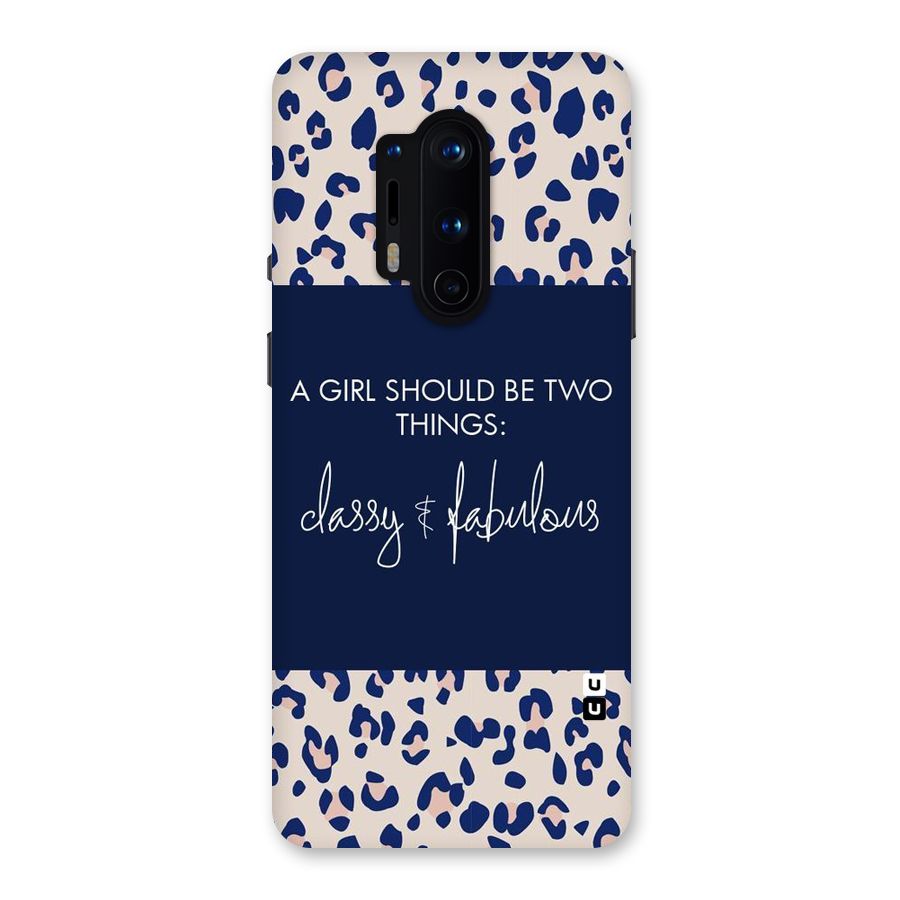Classy and Fabulous Back Case for OnePlus 8 Pro