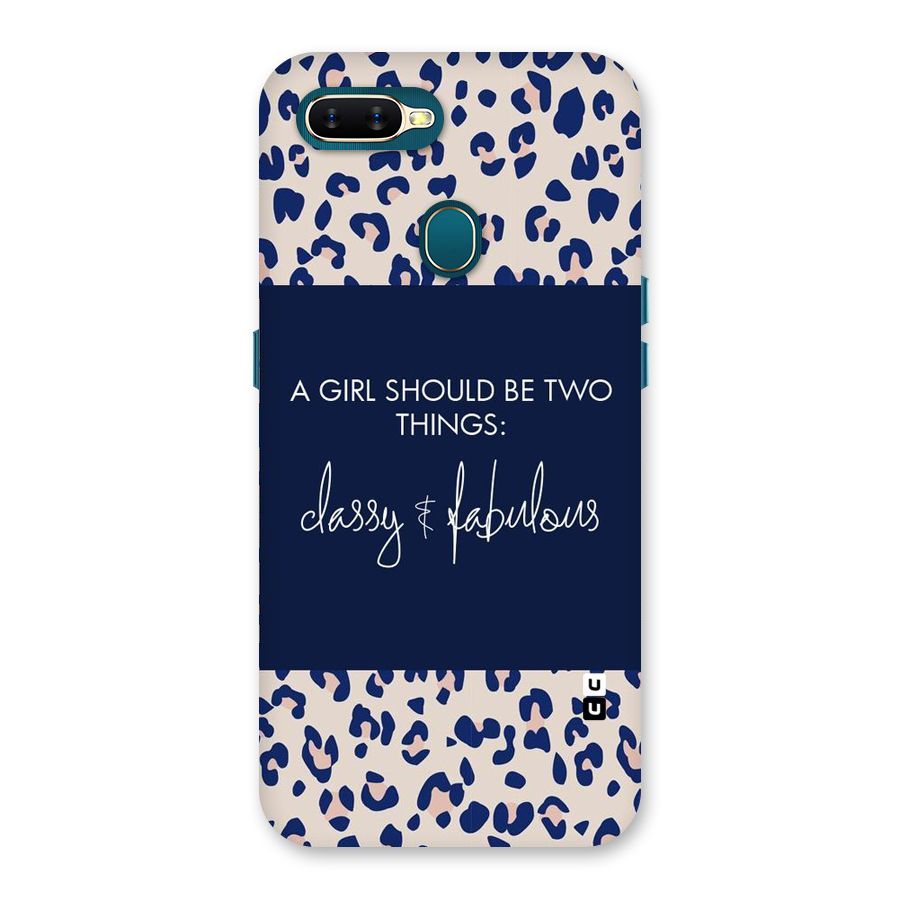 Classy and Fabulous Back Case for Oppo A11k
