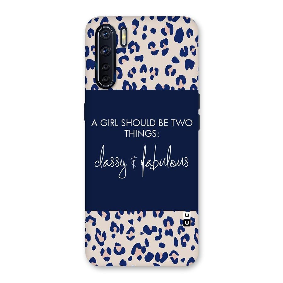Classy and Fabulous Back Case for Oppo F15