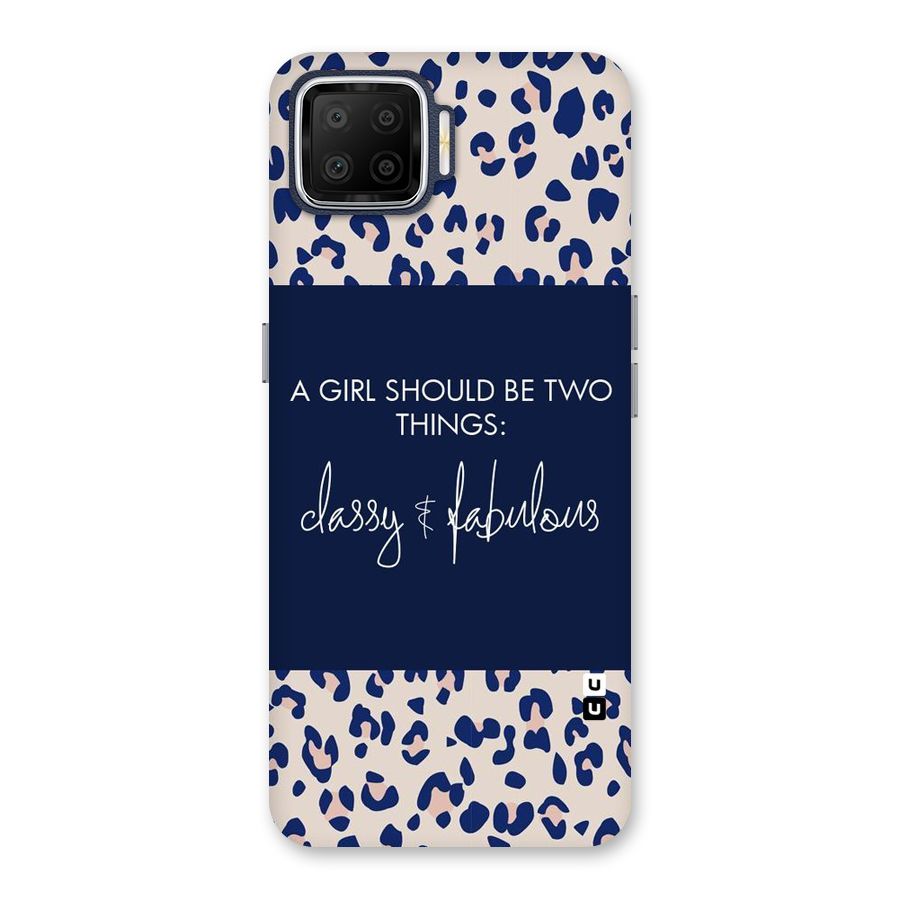 Classy and Fabulous Back Case for Oppo F17