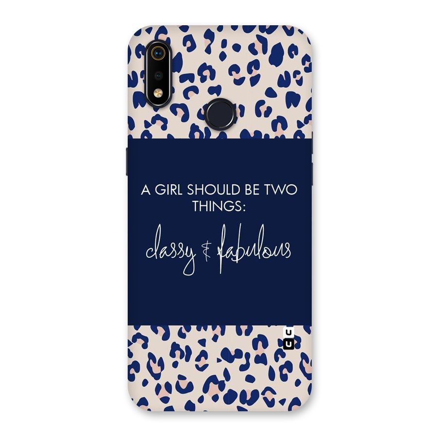 Classy and Fabulous Back Case for Realme 3i